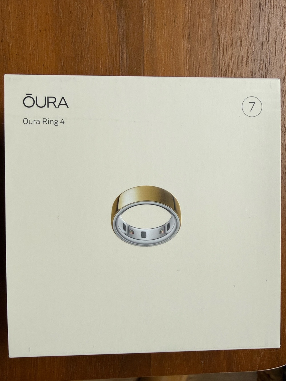 Oura Ring 4 Gold - size 7